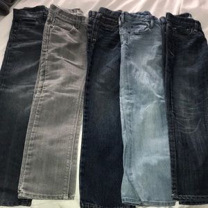 Bundle of 5 boys jeans